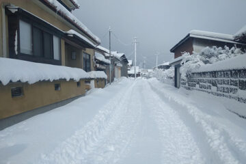 雪国の冬の景色