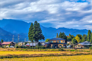 安曇野市の民家