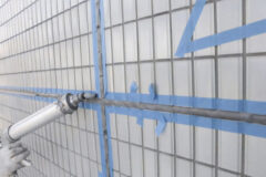 タイル補修　シーリング工事