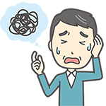 悩む男性